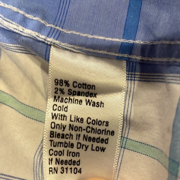 Crown‎ & Ivy Stretch Long Sleeve Plaid Button Up Size XXL - Picture 4 of 4